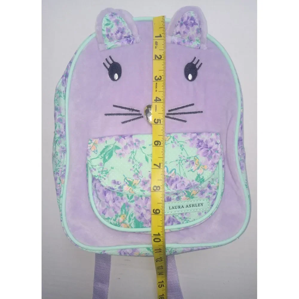 New Lavender‎ Laura Ashley Girls Critter Cat Kitten Mini Backpack